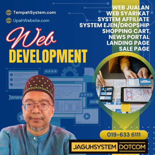 Kami Bina Web + System Affiliate / System Ejen